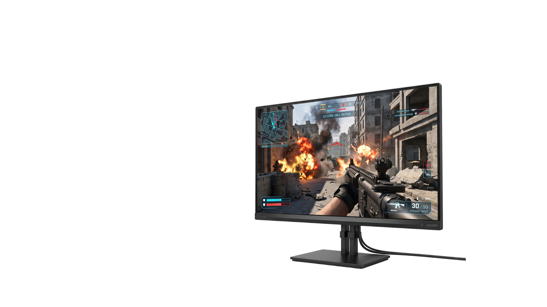 Philips Evnia 24M2N3200 24" FHD Fast IPS 200Hz Gaming Monitor (23.8" / 60.5 cm, 3000 Series) – Pre-Owned