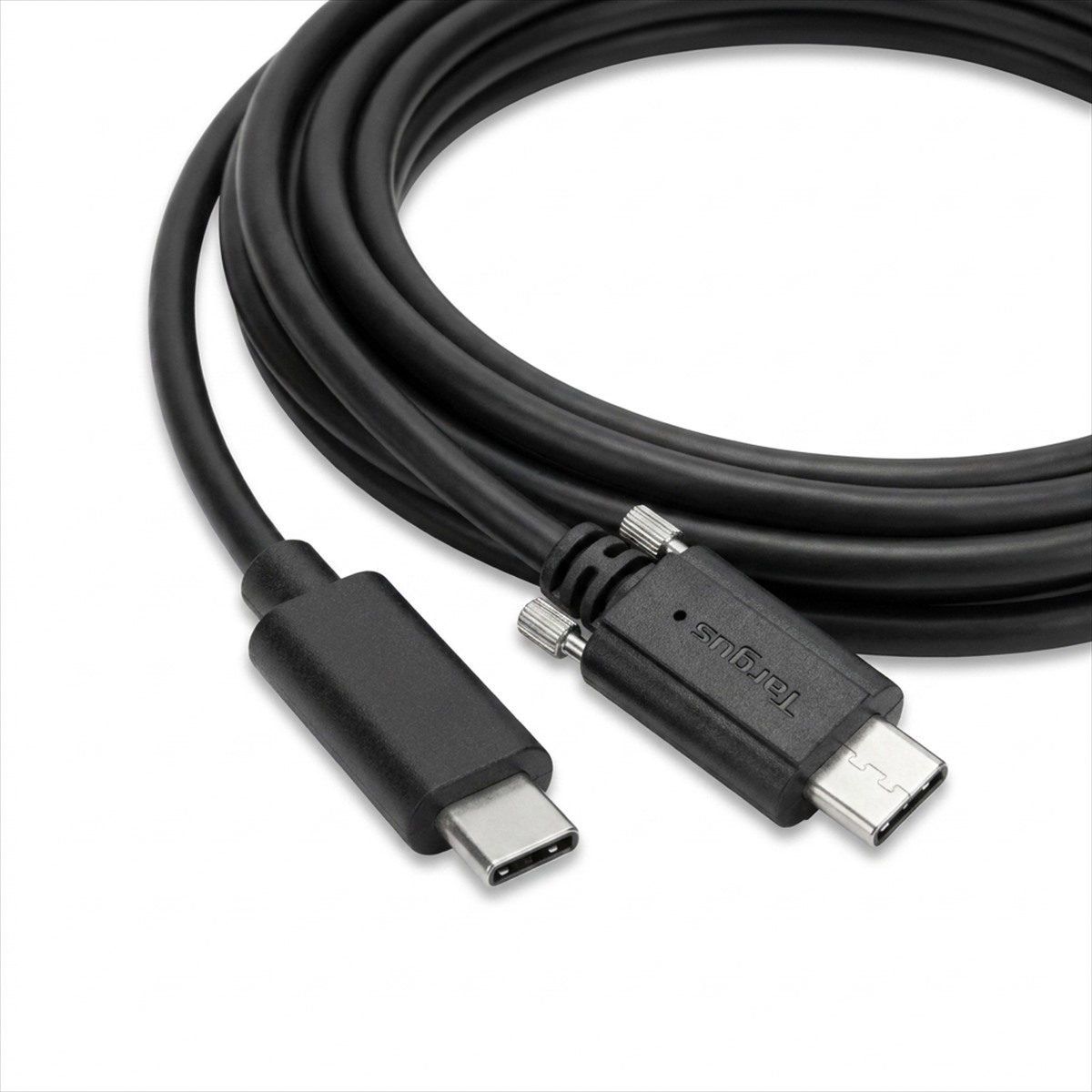 High-Speed USB-C to USB-C Cable with Locking Screw (100W PD, 10Gbps) ( Pre Owned )