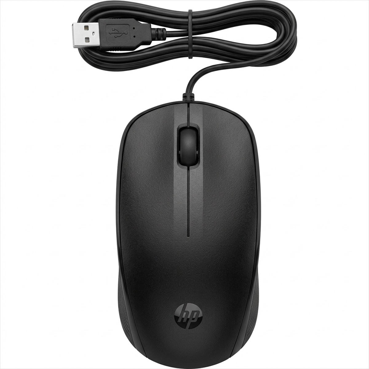 HP M10 Wired USB Optical Mouse – Ambidextrous Everyday Desktop Mouse (Black)