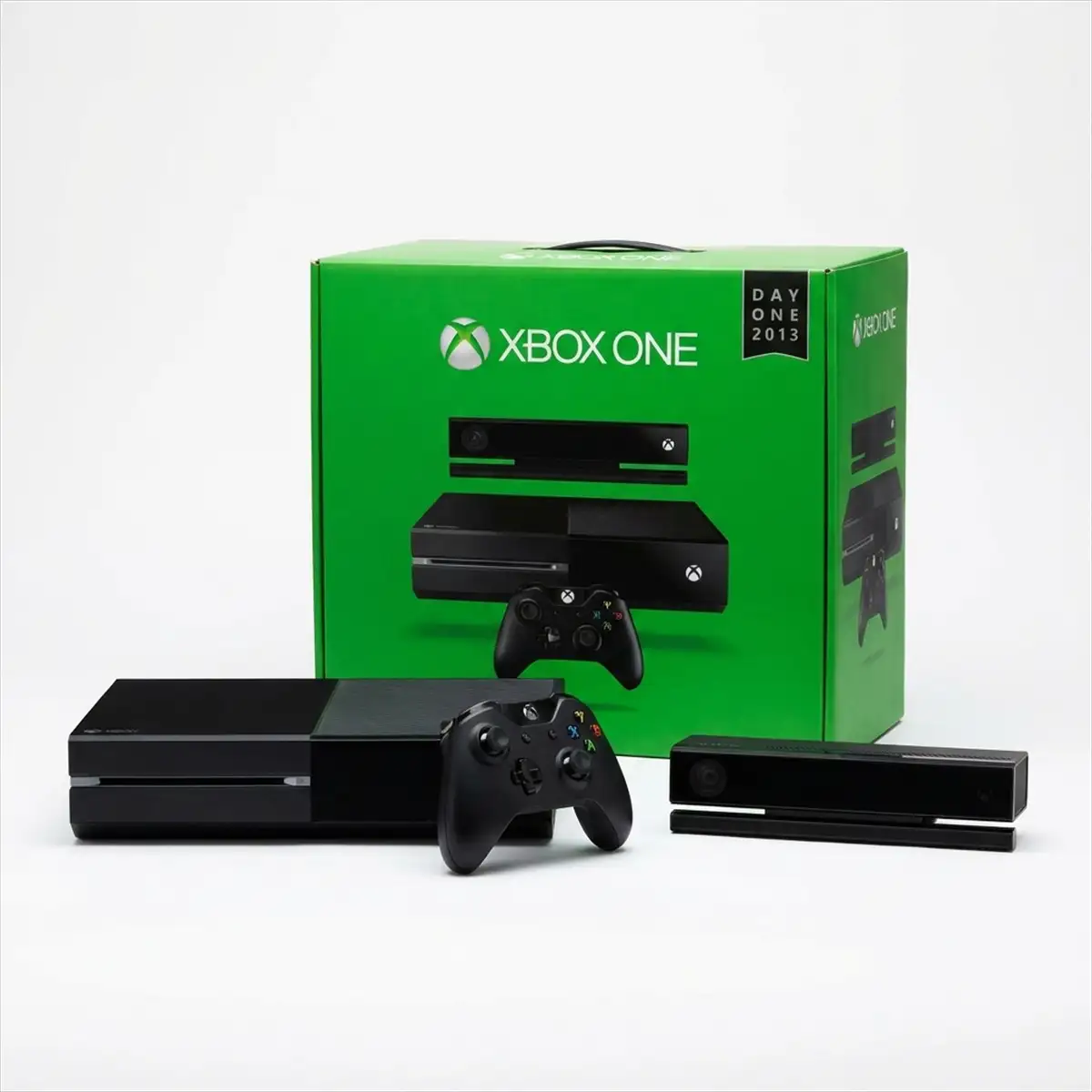 Microsoft Xbox One 500GB All-in-One Entertainment System Bundle with Kinect Sensor & Wireless Controller ( Pre Owned )