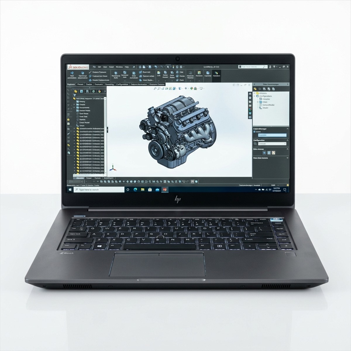 HP ZBook Fury 15 G7 Mobile Workstation (15.6" 4K UHD Touchscreen, Intel Core i7-10850H, 16GB DDR4, 512GB NVMe SSD, NVIDIA Quadro T1000 4GB) – Certified Pre-Owned (3 Months warranty)