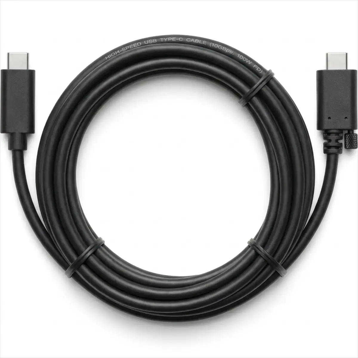 High-Speed USB-C to USB-C Cable with Locking Screw (100W PD, 10Gbps) ( Pre Owned )