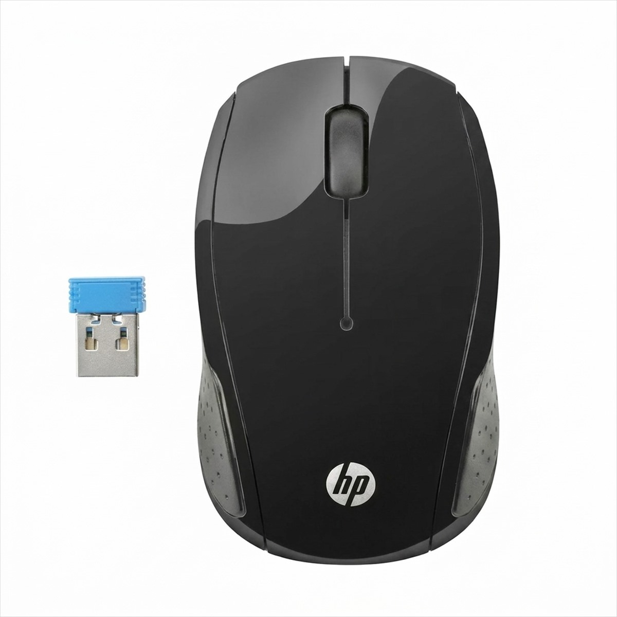 HP 200 Wireless Optical Mouse – 2.4GHz Cordless Desktop Mouse (Black)