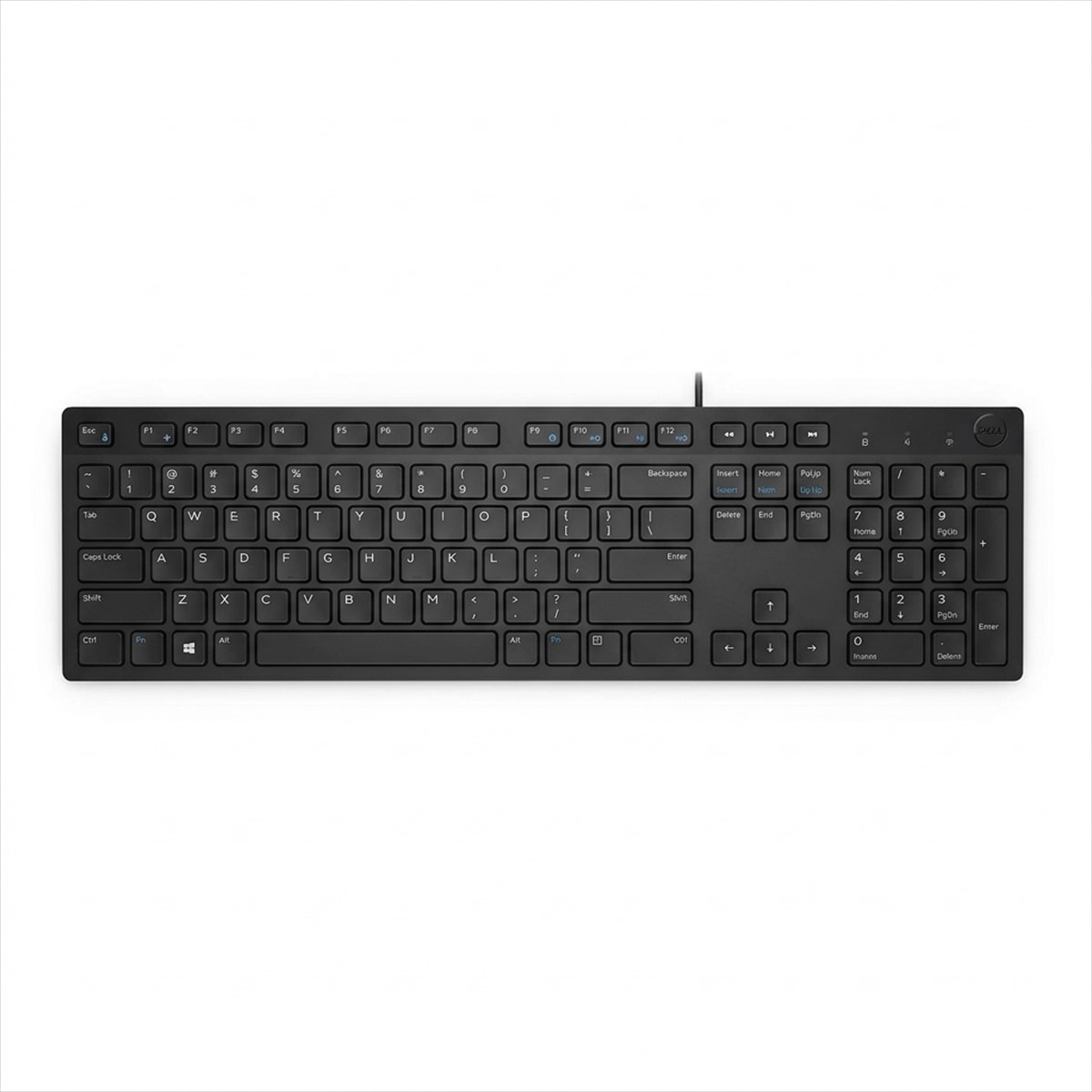 Dell KB216 Wired Multimedia USB Keyboard – Full-Size Desktop Keyboard (Black)