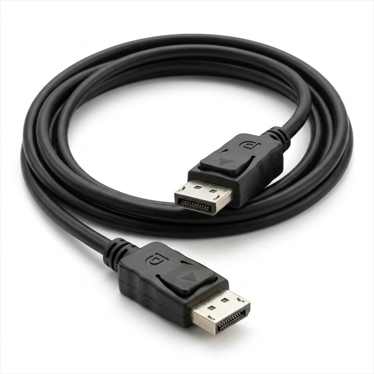 8K DisplayPort 1.4 Cable (6ft / 1.8m) – Ultra HD with Gold-Plated Connectors & Locking Latches ( Pre Owned )