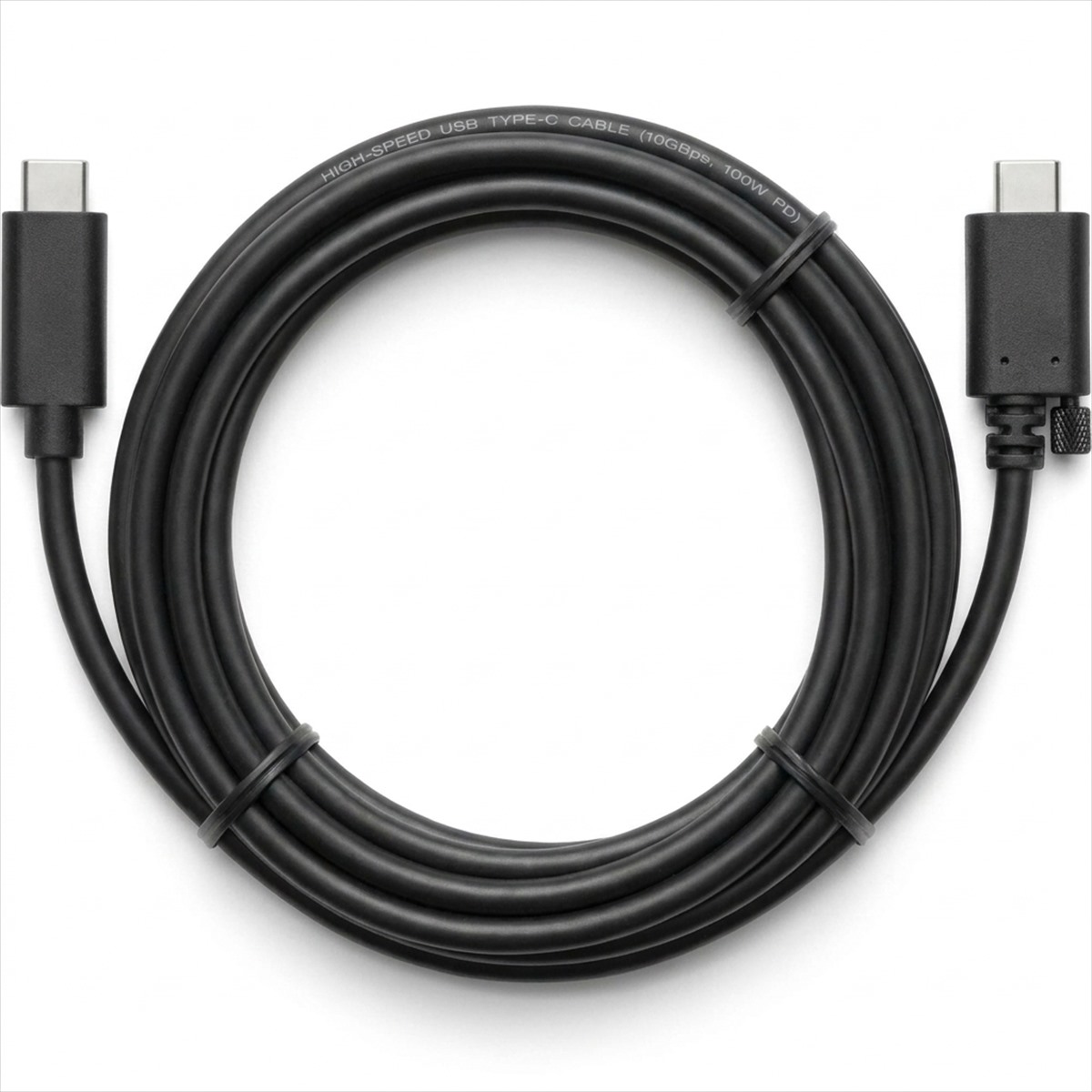 High-Speed USB-C to USB-C Cable with Locking Screw (100W PD, 10Gbps) ( Pre Owned )